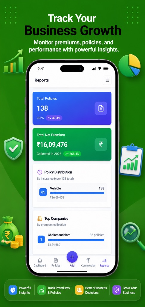 PolicyTracker – India's AI-Powered Insurance Agent CRM